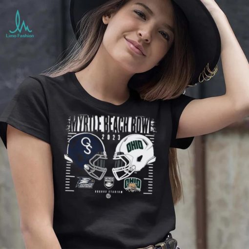 Georgia Southern Eagles Vs Ohio Bobcats 2023 Myrtle Beach Bowl Head To Head Shirt