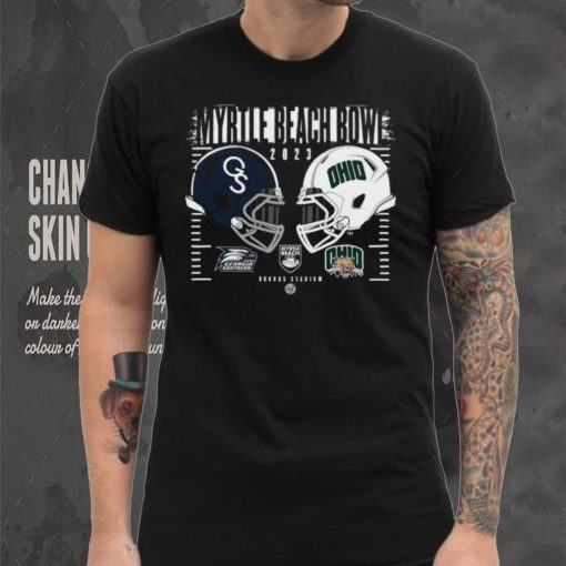 Georgia Southern Eagles Vs Ohio Bobcats 2023 Myrtle Beach Bowl Head To Head Shirt
