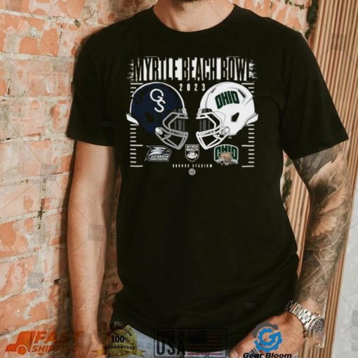 Georgia Southern Eagles Vs Ohio Bobcats 2023 Myrtle Beach Bowl Head To Head Shirt