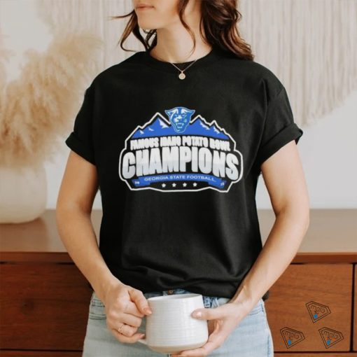 Georgia State Panthers Football 2023 Idaho Potato Bowl Champions Logo Shirt