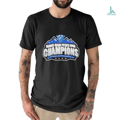 Georgia State Panthers Football 2023 Idaho Potato Bowl Champions Logo Shirt