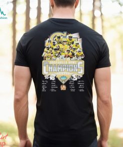 Georgia Tech Football Teams 2023 Gasparilla Bowl Champions Signatures Shirt, hoodie, sweater, long sleeve and tank top Georgia Tech Football Teams 2023 Gasparilla Bowl Champions Signatures Shirt