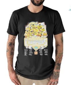 Georgia Tech Football Teams 2023 Gasparilla Bowl Champions Signatures T Shirt