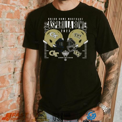 Georgia Tech Vs UCF Knights 2023 Graphite Bowl Head to Head Shirt