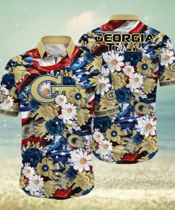 Georgia Tech Yellow Jackets NCAA3 Hawaii Shirt Independence Day