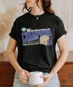 Georgia Tech Yellow Jackets helmet Union Home Mortgage Gasparilla Bowl Champions 2023 shirt