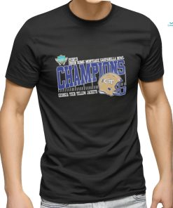 Georgia Tech Yellow Jackets helmet Union Home Mortgage Gasparilla Bowl Champions 2023 shirt