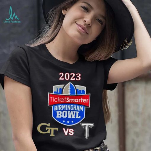 Georgia Tech Yellow Jackets vs Troy Trojans 2023 Birmingham Bowl shirt