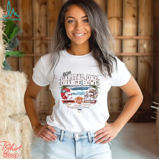 Georgia Vs Florida State 2023 90th Anniversary Orange Bowl Shirt
