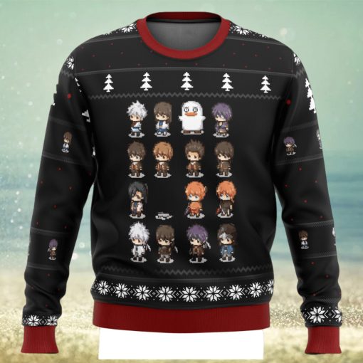 Gintama Sprites Ugly Christmas Sweater