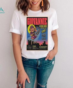 Giovannie and the hired guns Texas tour 2023 poster shirt