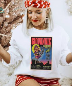 Giovannie and the hired guns Texas tour 2023 poster shirt