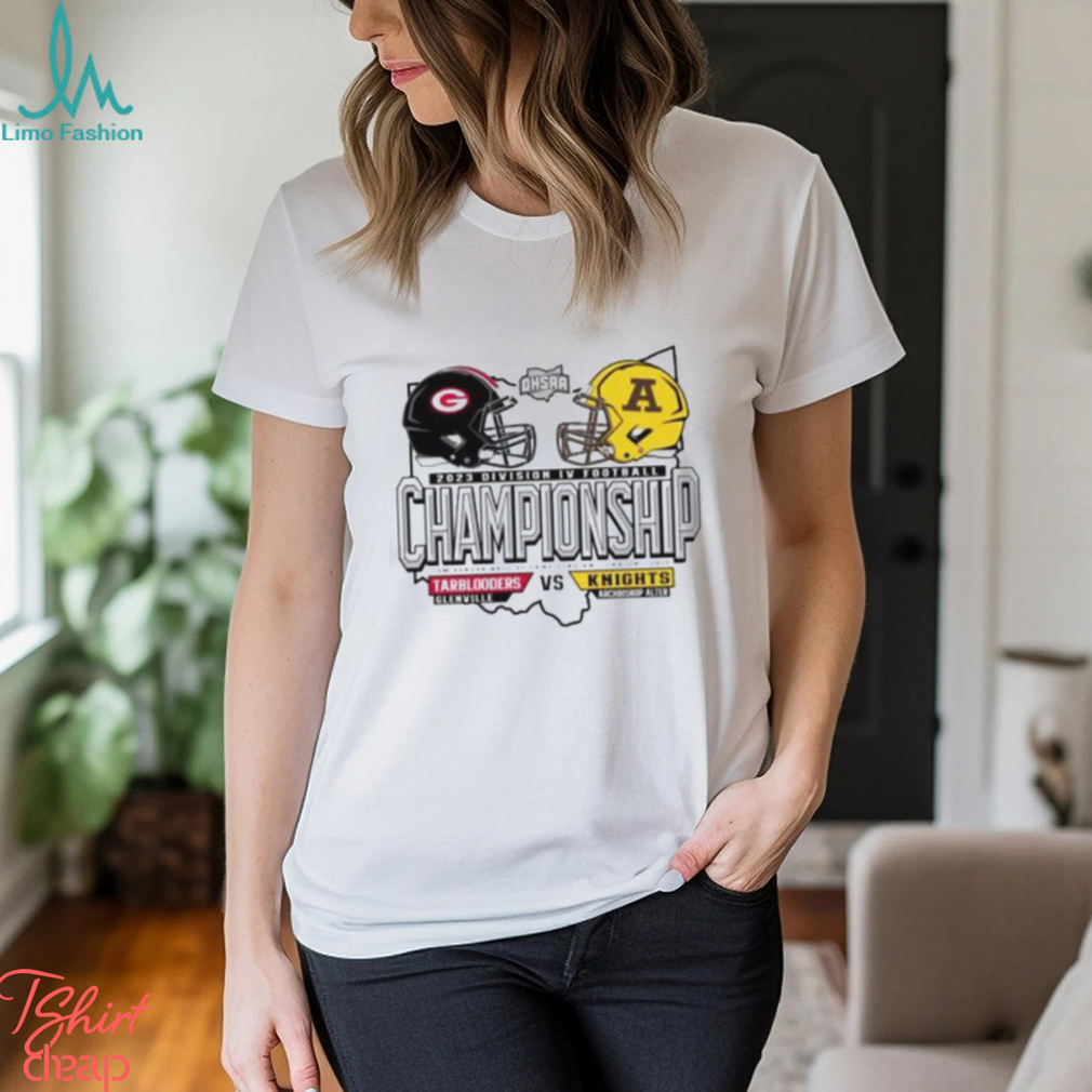Glenville Tarblooders vs Archbishop Alter Knights 2023 Division IV Football Championship T Shirt Glenville Tarblooders vs Archbishop Alter Knights 2023 Division IV Football Championship T Shirt