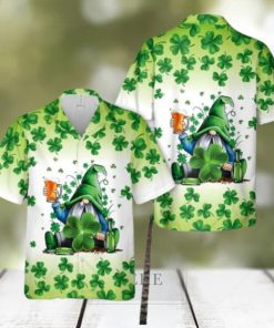 Gnomies Beer St. Patrick’s Day Aloha Hawaiian Shirt Men And Women Summer Vacation Shirt Beach Lover Gift