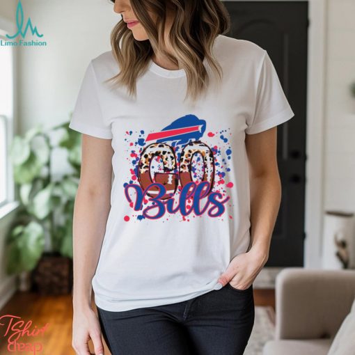 Go Bills Leopard Pattern Football Shirt