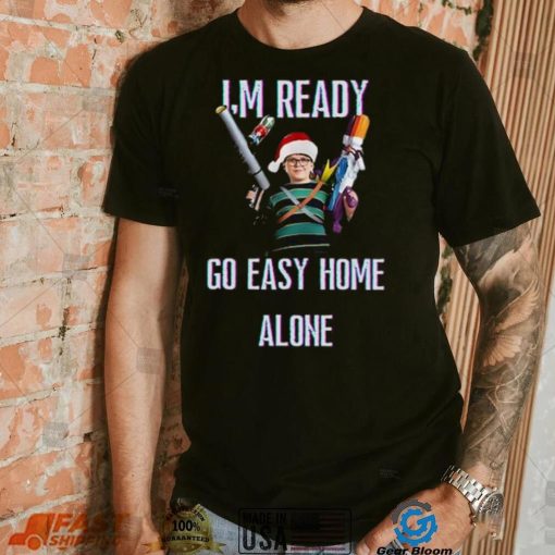 Go Easy Home Alone Christmas Knit T Shirt