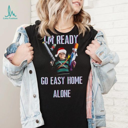 Go Easy Home Alone Christmas Knit T Shirt