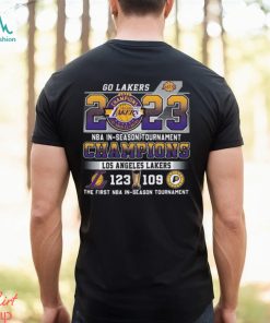 Go Lakers 2023 NBA In Season Tournament Champions Los Angeles Lakers 123 – 109 Indiana Pacers The First NBA In Season Tournament T Shirt, hoodie, sweater, long sleeve and tank top Go Lakers 2023 NBA In Season Tournament Champions Los Angeles Lakers 123 – 109 Indiana Pacers The First NBA In Season Tournament T Shirt