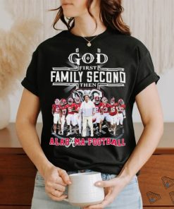 God First Family Second Then Alabama Football 2024 Rose Bowl Signatures Shirt