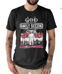 God First Family Second Then Alabama Football 2024 Rose Bowl Signatures Shirt
