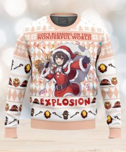 God’s Blessing on this World Explosion KonoSuba Ugly Christmas Sweater