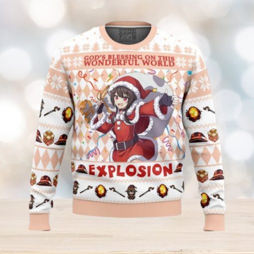 God’s Blessing on this World Explosion KonoSuba Ugly Christmas Sweater