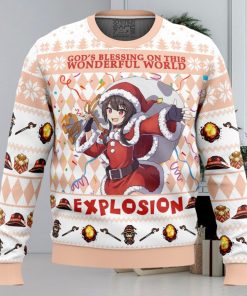 God’s Blessing on this World Explosion KonoSuba Ugly Christmas Sweater