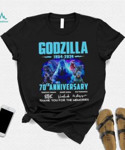 Godzilla 1954 2024 70th anniversary thank you for the memories shirt