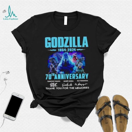 Godzilla 1954 2024 70th anniversary thank you for the memories shirt