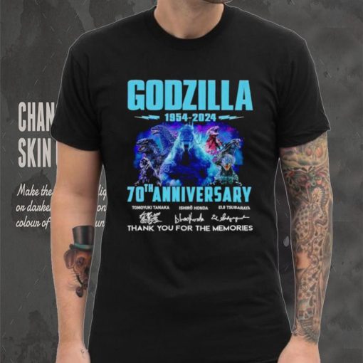 Godzilla 1954 2024 70th anniversary thank you for the memories shirt