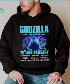 Godzilla 1954 2024 70th anniversary thank you for the memories shirt