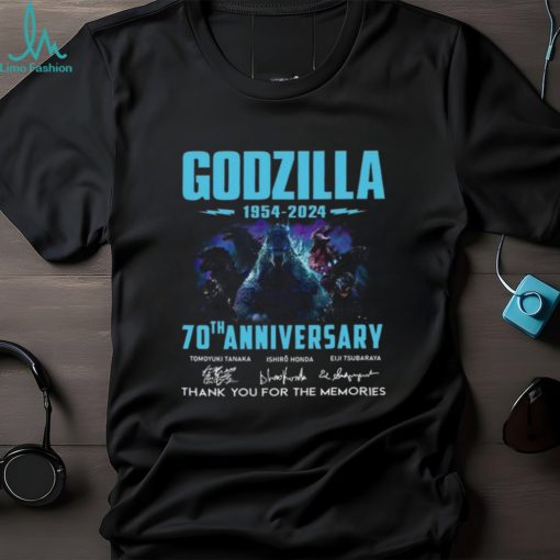 Godzilla 1954 – 2024 70th Anniversary Thank You For The Memories T Shirt