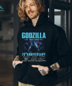 Godzilla 1954 – 2024 70th Anniversary Thank You For The Memories T Shirt