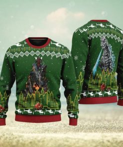 Godzilla Movie Ugly Christmas Sweater