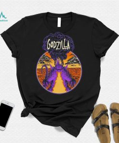 Godzilla metal art shirt