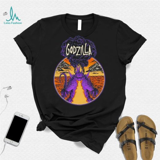 Godzilla metal art shirt