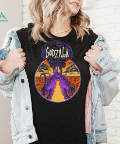 Godzilla metal art shirt