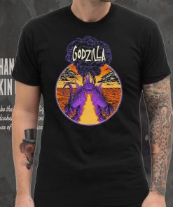 Godzilla metal art shirt