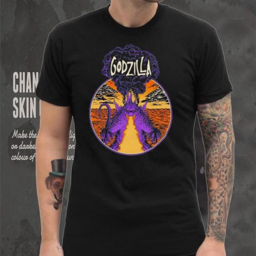Godzilla metal art shirt