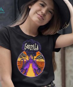 Godzilla metal art shirt