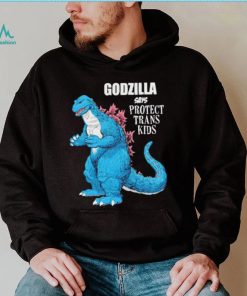 Godzilla says protect trans kids shirt