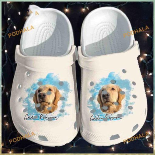 Golden Retriever Dog Cute Crocs