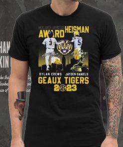 Golden Spikes Award Heisman Dylan Crews And Jayden Daniels Geaux Tiger Sec 2023 Signatures T shirt, hoodie, sweater, long sleeve and tank top Golden Spikes Award Heisman Dylan Crews And Jayden Daniels Geaux Tiger Sec 2023 Signatures T shirt