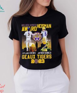 Golden Spikes Heisman Award Dylan Crews And Jayden Daniels 2023 T Shirt