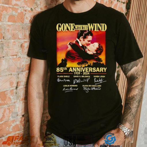 Gone with the Wind 85th anniversary 1939 2024 signatures shirt