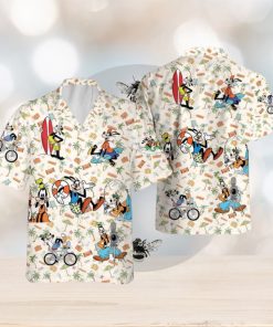 Goofy Button Up Shirt, Disney Goofy Hawaiian Shirt