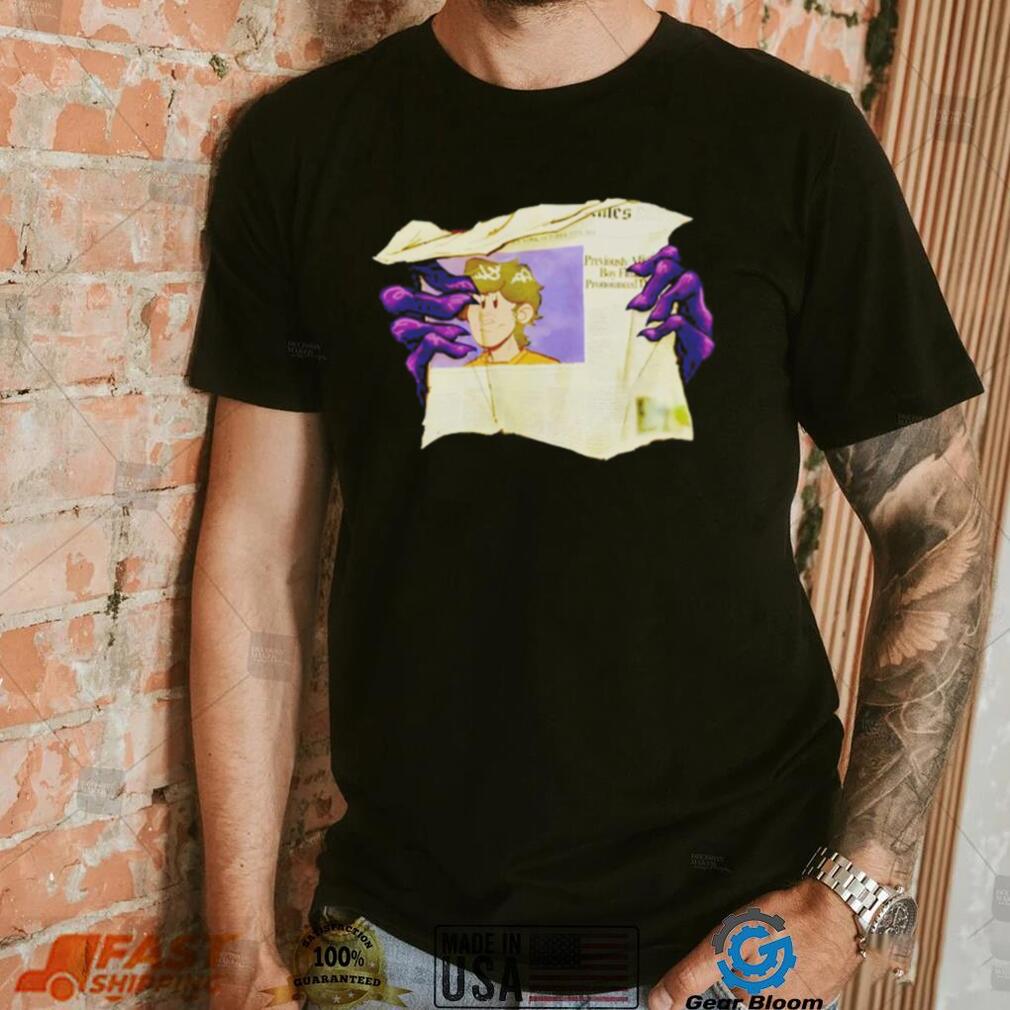 Graaavel’s Backstory newspaper shirt Graaavel’s Backstory newspaper shirt