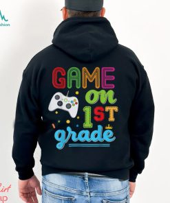 Grade Game On First Video Controller Teacher Kid Student T Shirts