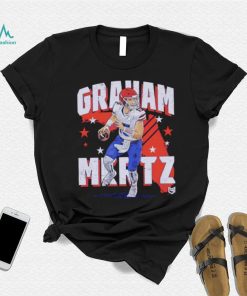 Graham Mertz College State map shirt