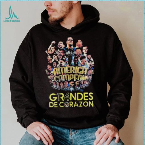 Grandes De Corazon Club America Campeon 2023 Custom Baseball Shirt